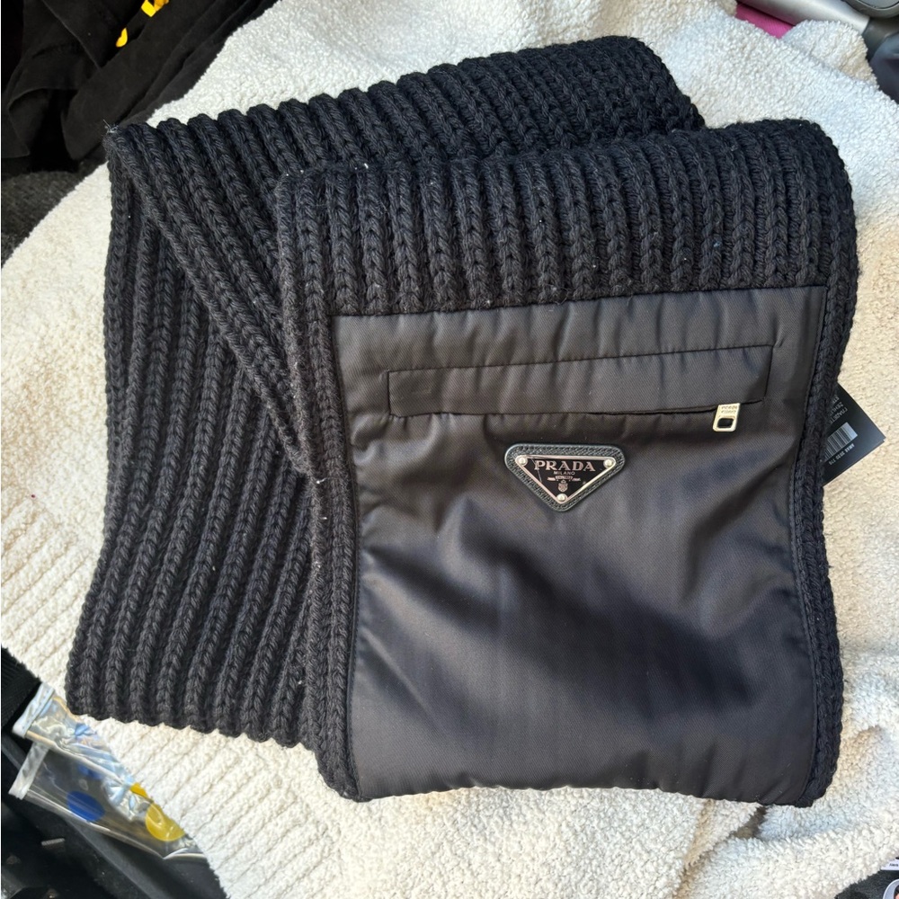 Prada re nylon gabardine scarf